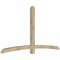 Ekena Millwork Bellingham Rough Sawn Timber Gable Bracket, Douglas Fir, 96"W x 52"H x 4"D x 4"F, 13/12 Pitch GBW096X52X0404BEL00RDF - alternate 3